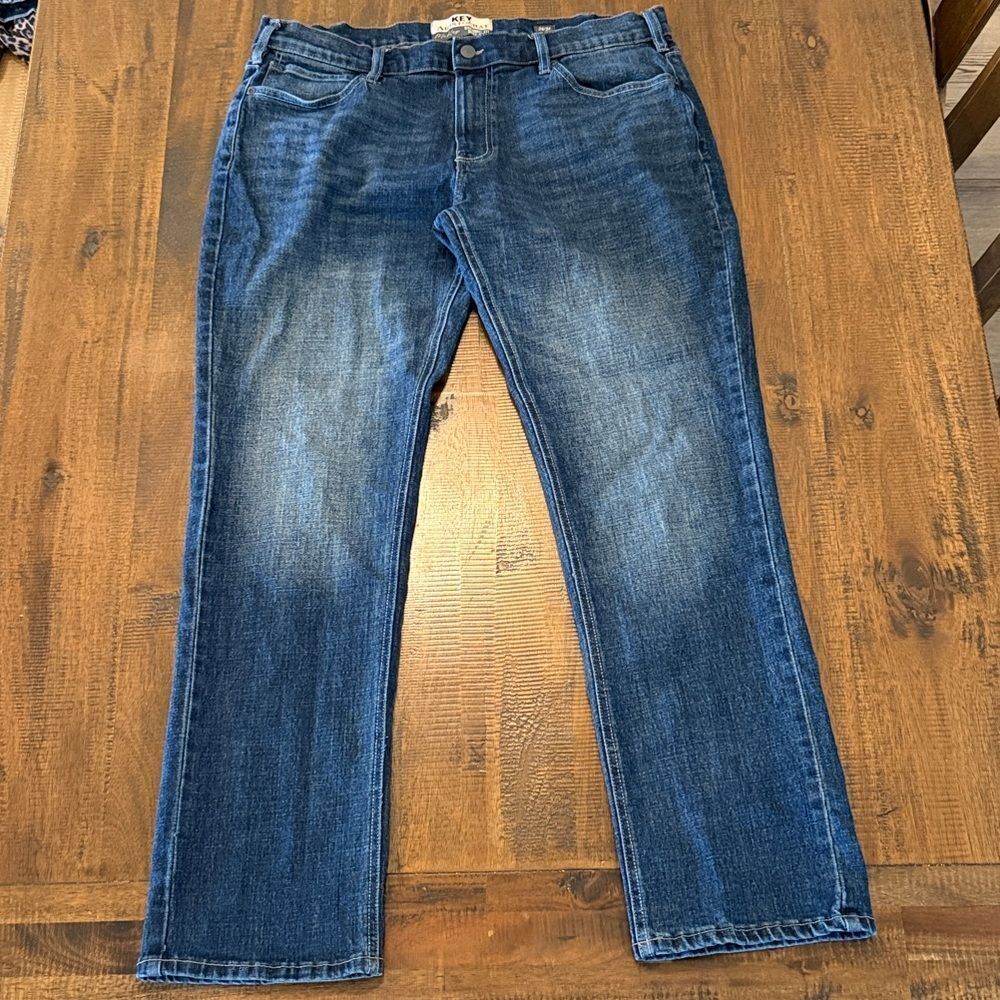 KEY Aristocrat  McKey Straight-Leg Boot-Cut Jeans